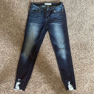 BKE Stella jeans Mid Rise ankle skinny size 28